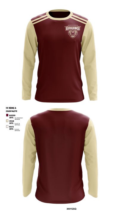 North Columbus Bruins – Traveling Baseball Team 81096184 Long Sleeve Performance Shirt - 1