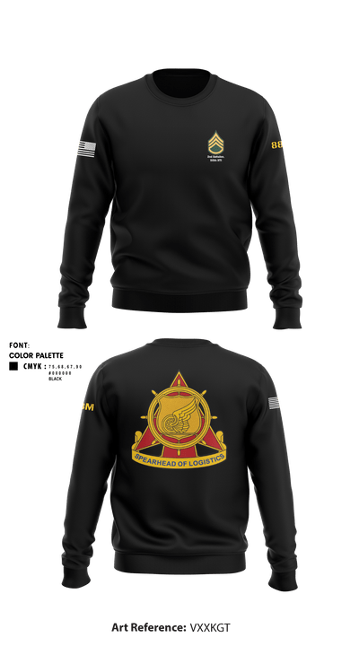 2nd Battalion, 515th RTI 62256009 Crew Neck Sweatshirt - 1