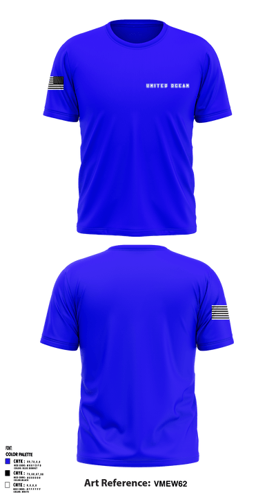 United ocean 61788122 Short Sleeve Performance Shirt - 1