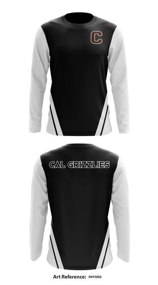 Cal Grizzlies 18338645 Long Sleeve Performance Shirt - 1