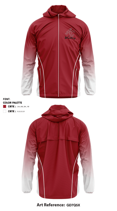 Abby-Colby Wrestling 21106531 Windbreaker - 1
