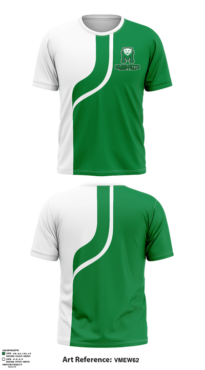 Margaretta High School Track 16919692 Short Sleeve Performance Shirt - 1