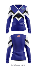Clint Softball 60218437 Women's Long Sleeve V-neck Shirt - 1
