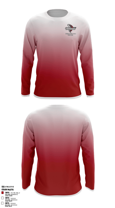 Philadelphia High School Tennis 70966152 Long Sleeve Performance Shirt - 1