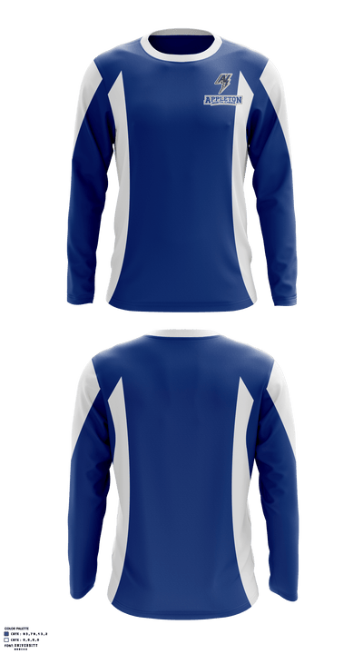 Appleton North High School Cheer 53484450 Long Sleeve Performance Shirt - 1