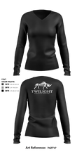 Twilight Executive Services 4698094 Women's Long Sleeve V-neck Shirt - 2