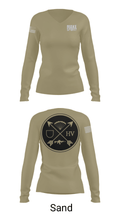 OL'5214 36784990 Women's Long Sleeve V-neck Shirt - 42