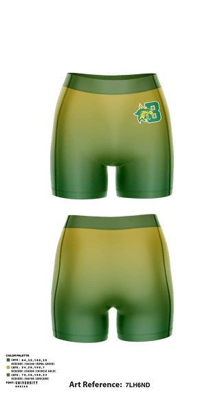Women's Compression Shorts, Bobcat Tennis, Tennis, Teamtime, Team time, sublimation, custom sports apparel, team uniforms, spirit wear, spiritwear, sports uniforms, custom shirts, team store, custom team store, fundraiser sports, apparel fundraiser