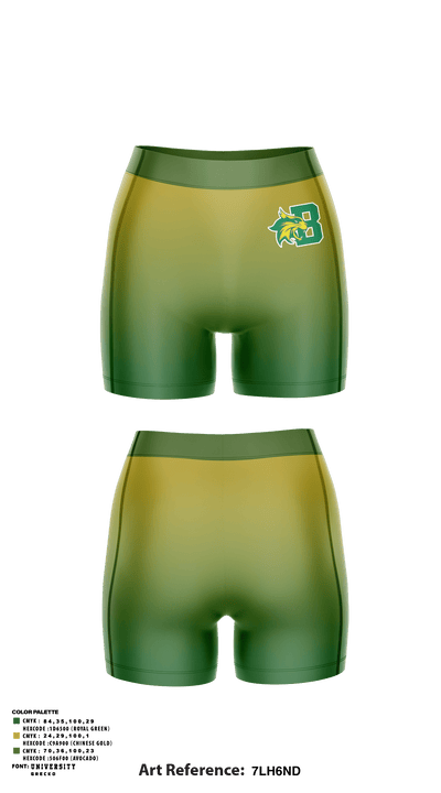 Bobcat Tennis 31904362 Women's Compression Shorts - 1