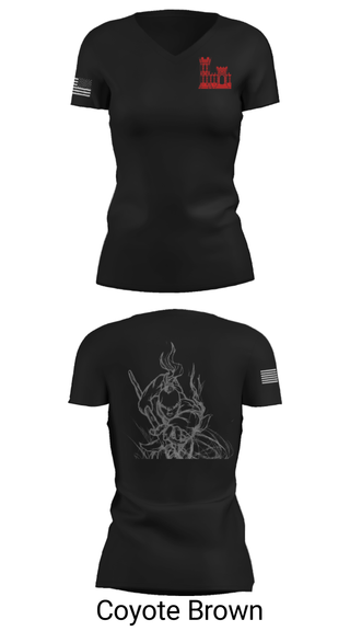 Women's Short Sleeve Vneck Shirt, , Army, Teamtime, Team time, sublimation, custom sports apparel, team uniforms, spirit wear, spiritwear, sports uniforms, custom shirts, team store, custom team store, fundraiser sports, apparel fundraiser