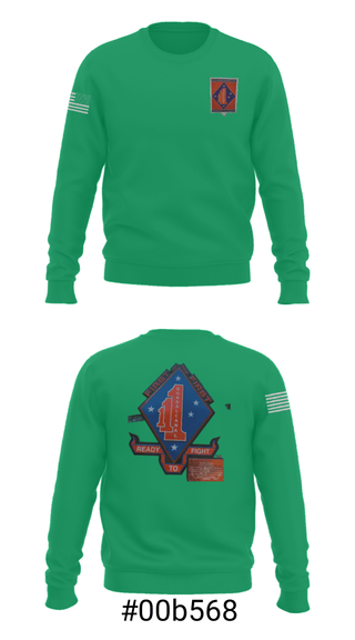 Crew Neck Sweatshirt, , Marines, Teamtime, Team time, sublimation, custom sports apparel, team uniforms, spirit wear, spiritwear, sports uniforms, custom shirts, team store, custom team store, fundraiser sports, apparel fundraiser