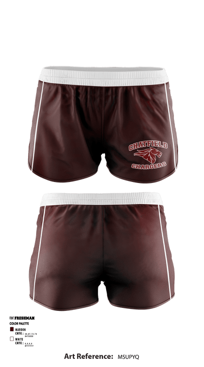 Chatfield Senior High School Tennis 94990382 Women's Shorts - 1