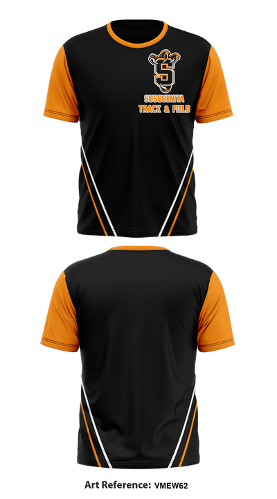 Susquenita track and field 11368546 Short Sleeve Performance Shirt - 1