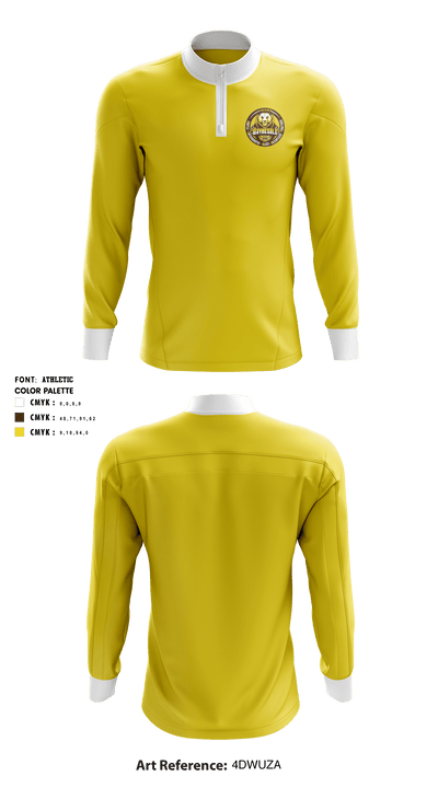 Waynedale High School Basketball 66944110 Quarter Zip Jacket - 5