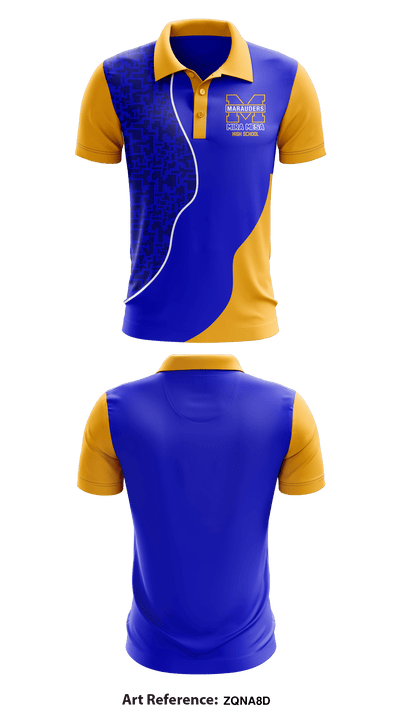 Mira Mesa High School 11498132 Short Sleeve Performance Polo - 1