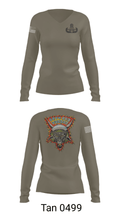18th Ordnance Company EOD 8486026 Women's Long Sleeve V-neck Shirt - 22