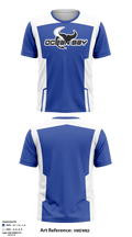 Ocean Bay Middle School Football 5142363 Short Sleeve Performance Shirt - 2