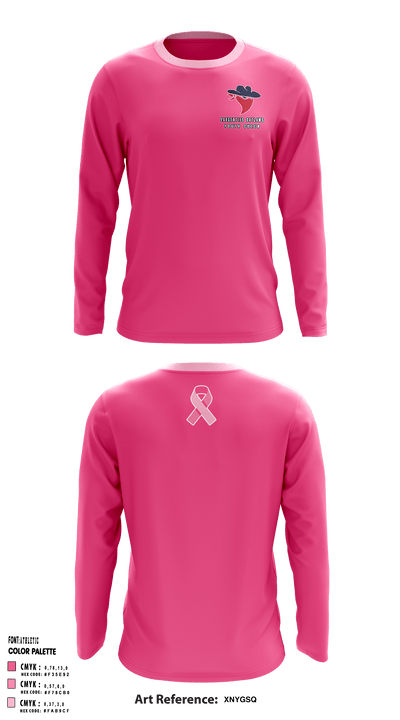 Saugerties Outlaws Youth Football 64678196 Long Sleeve Performance Shirt - 1