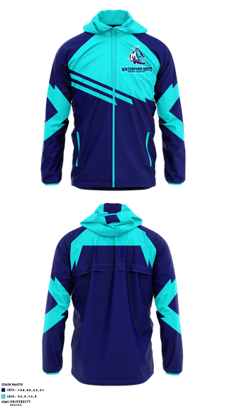 Windbreaker, Waterford Mott High School Cross Country, Cross Country, Teamtime, Team time, sublimation, custom sports apparel, team uniforms, spirit wear, spiritwear, sports uniforms, custom shirts, team store, custom team store, fundraiser sports, apparel fundraiser