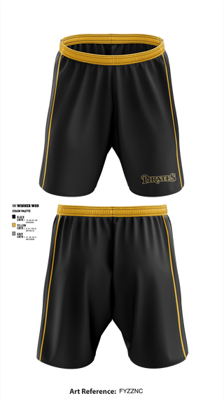 Athletic Shorts With Pockets, Los Angeles Pirates, Baseball, Teamtime, Team time, sublimation, custom sports apparel, team uniforms, spirit wear, spiritwear, sports uniforms, custom shirts, team store, custom team store, fundraiser sports, apparel fundraiser