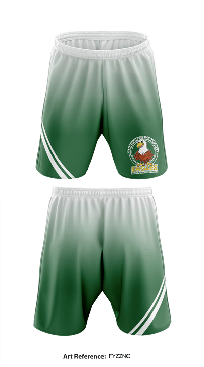 Minnieville Elementary 89453157 Athletic Shorts With Pockets - 1