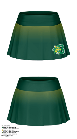 Skort, Bobcat Tennis, Tennis, Teamtime, Team time, sublimation, custom sports apparel, team uniforms, spirit wear, spiritwear, sports uniforms, custom shirts, team store, custom team store, fundraiser sports, apparel fundraiser