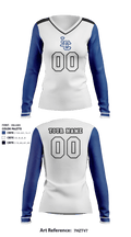 L'Anse Creuse High School Women's Volleyball 89770614 Long Sleeve Rash Guard Shirt - 1