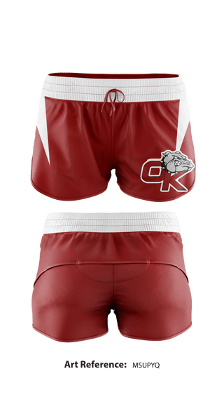 Track Shorts, Okanogan High School Cheer, School Spirit Store, Teamtime, Team time, sublimation, custom sports apparel, team uniforms, spirit wear, spiritwear, sports uniforms, custom shirts, team store, custom team store, fundraiser sports, apparel fundraiser