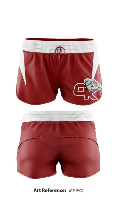 Okanogan High School Cheer 9964188 Track Shorts - 1