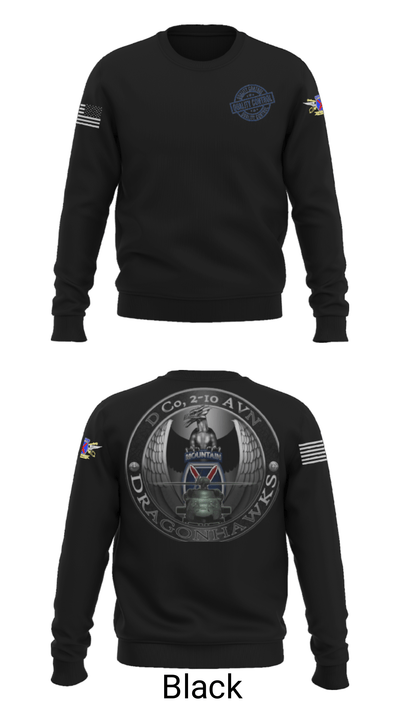 D Co, 2-10 AHB Quality Control 39202229 Crew Neck Sweatshirt - 9