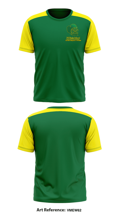 Puohala Elementary 30845518 Short Sleeve Performance Shirt - 4