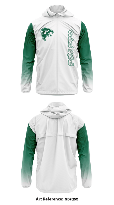 Freeland softball 26658764 Windbreaker - 1