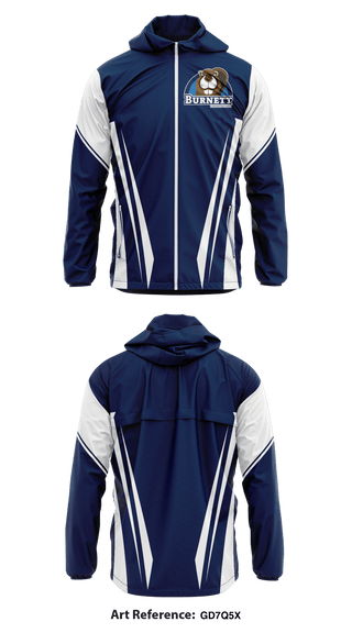 Windbreaker, Burnett Elementary, School Spirit Store, Teamtime, Team time, sublimation, custom sports apparel, team uniforms, spirit wear, spiritwear, sports uniforms, custom shirts, team store, custom team store, fundraiser sports, apparel fundraiser