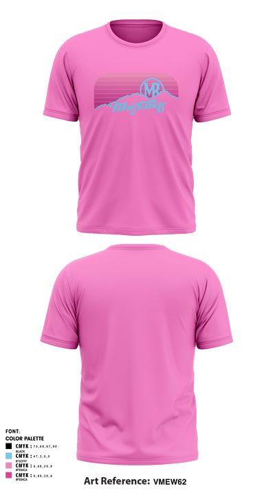 Mountain Range High School 39679914 Short Sleeve Performance Shirt - 3
