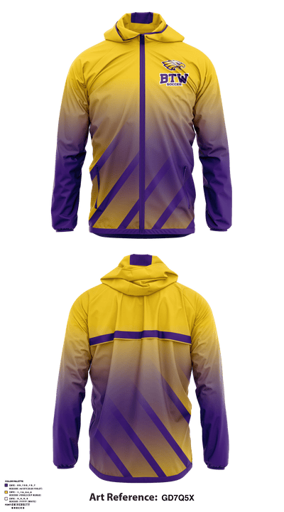 BTW Soccer 85447456 Windbreaker - 1