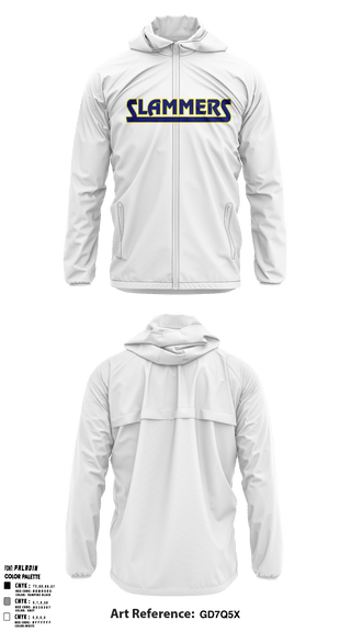 Windbreaker, Slammers FP, Softball, Teamtime, Team time, sublimation, custom sports apparel, team uniforms, spirit wear, spiritwear, sports uniforms, custom shirts, team store, custom team store, fundraiser sports, apparel fundraiser