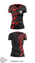 Dart Wars 6777960 Women's Short Sleeve V-neck Shirt - 1