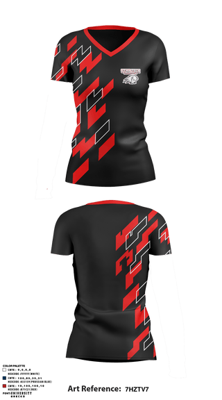 Women's Short Sleeve Vneck Shirt, , , Teamtime, Team time, sublimation, custom sports apparel, team uniforms, spirit wear, spiritwear, sports uniforms, custom shirts, team store, custom team store, fundraiser sports, apparel fundraiser