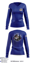 Violent crime squad 63022699 Women's Long Sleeve V-neck Shirt - 1