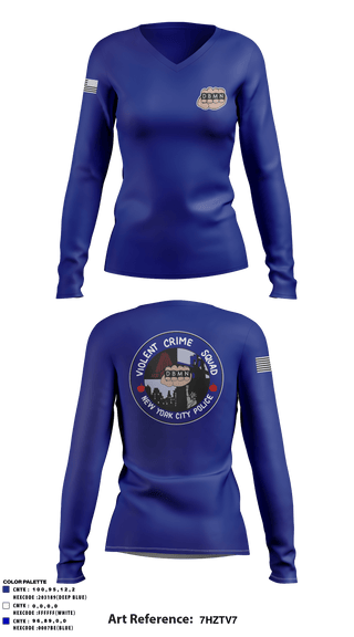 Women's Long Sleeve Vneck Shirt, , Police, Teamtime, Team time, sublimation, custom sports apparel, team uniforms, spirit wear, spiritwear, sports uniforms, custom shirts, team store, custom team store, fundraiser sports, apparel fundraiser