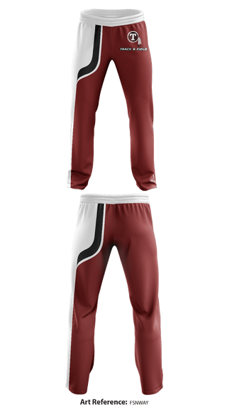 Tonawanda Track & Field 2972820 Sweatpants - 1