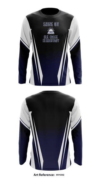 Long Sleeve Performance Shirt, Elk Creek Elementary, School Spirit Store, Teamtime, Team time, sublimation, custom sports apparel, team uniforms, spirit wear, spiritwear, sports uniforms, custom shirts, team store, custom team store, fundraiser sports, apparel fundraiser