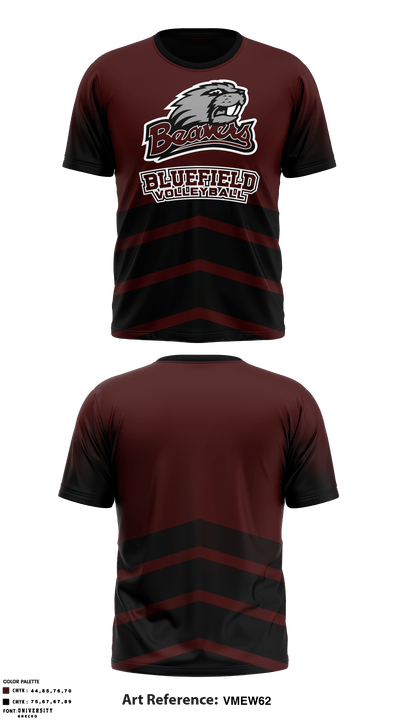 Bluefield High School Volleyball 45462865 Short Sleeve Performance Shirt - 1