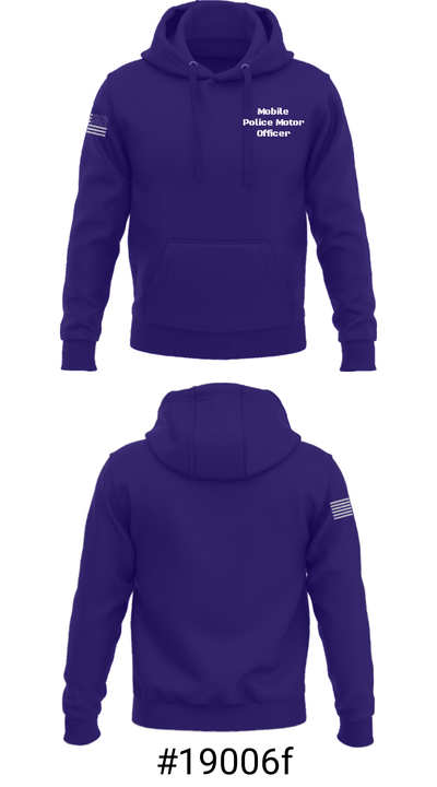 Mobile Police Motor Officer 9739836 Hoodie - 43