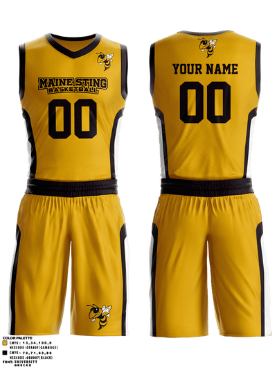 Maine Sting Basketball 4020833 Basketball Uniform - 1