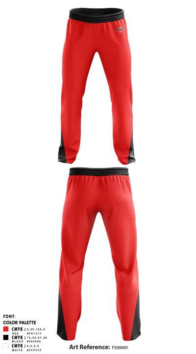 Renton Redhawks 34124165 Sweatpants - 4