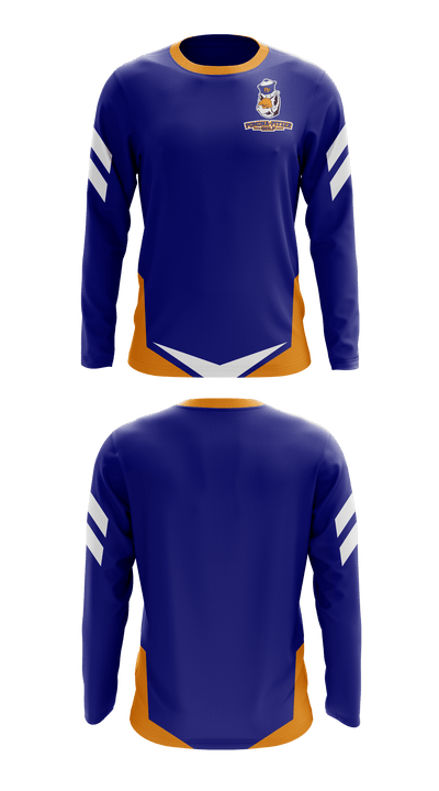 Pomona-Pitzer College Golf 83726109 Long Sleeve Performance Shirt - 1