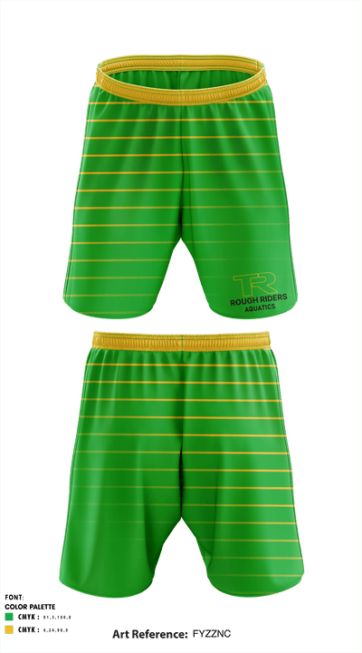 Roosevelt High School Water Polo 65759665 Athletic Shorts With Pockets - 3
