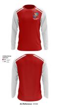 James Monroe High School Baseball 86568421 Long Sleeve Performance Shirt - 1
