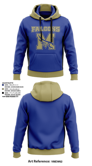 Hoodie, Falcons, Football, Teamtime, Team time, sublimation, custom sports apparel, team uniforms, spirit wear, spiritwear, sports uniforms, custom shirts, team store, custom team store, fundraiser sports, apparel fundraiser